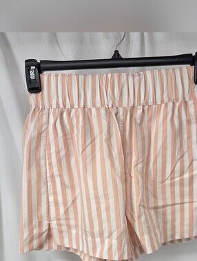 AYR stacation shorts Peach/white